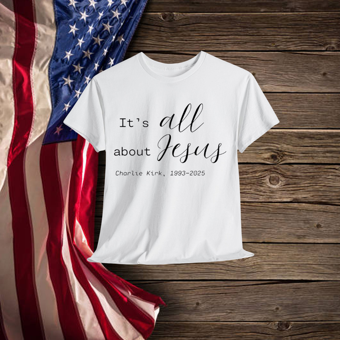It's All about Jesus Charlie Kirk Shirt