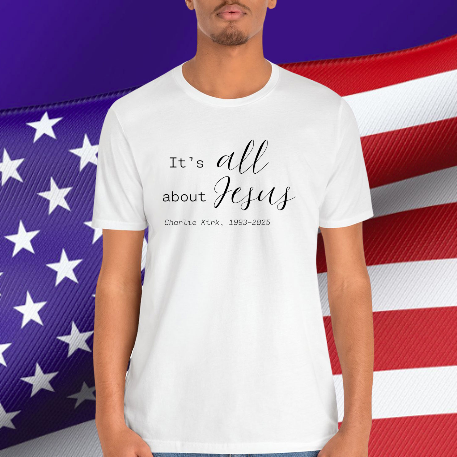 It's All About Jesus Charlie Kirk T-Shirt