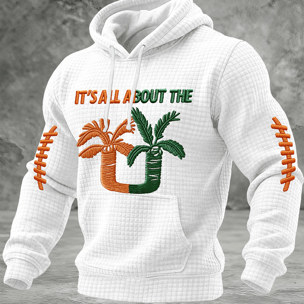 It's All About The Miami Hurricanes Hoodie Football Game Day Apparel Gift Ideas For Men