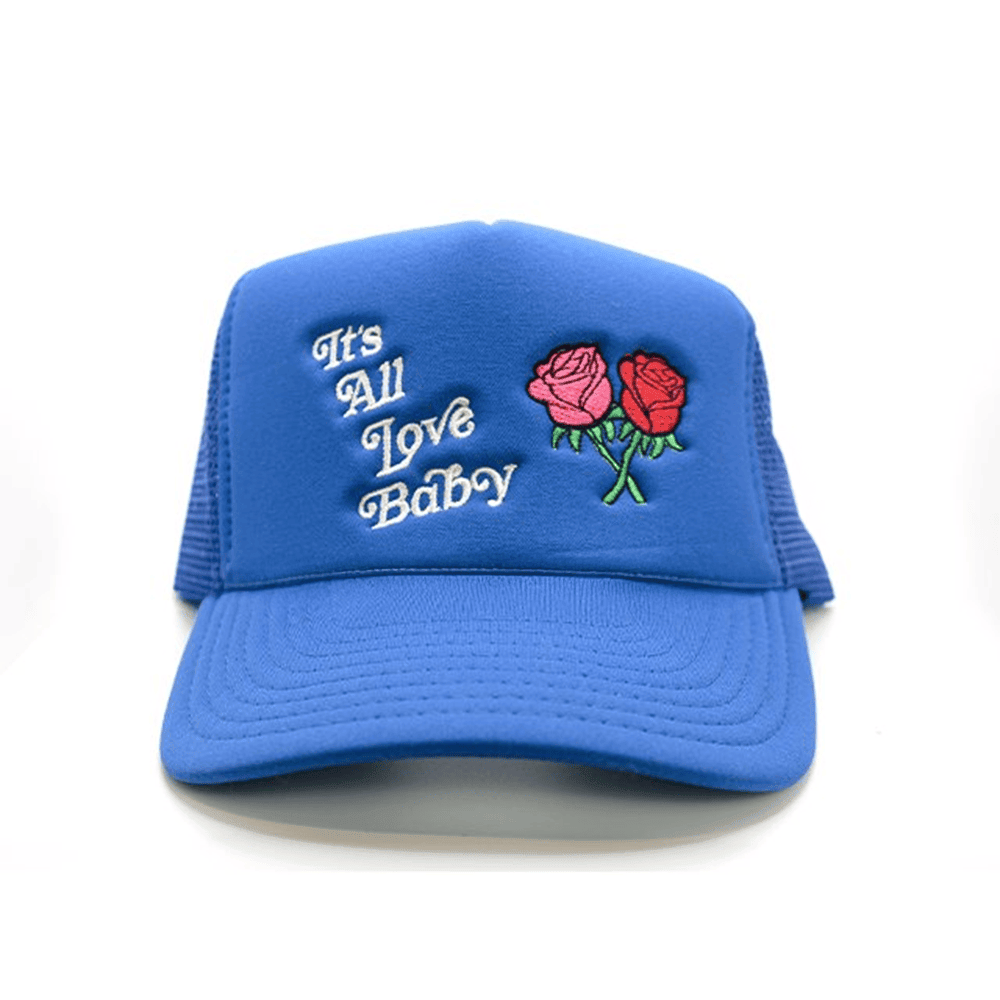 It's All Love Baby Trucker Hat Blue Father's Day Present Ideas