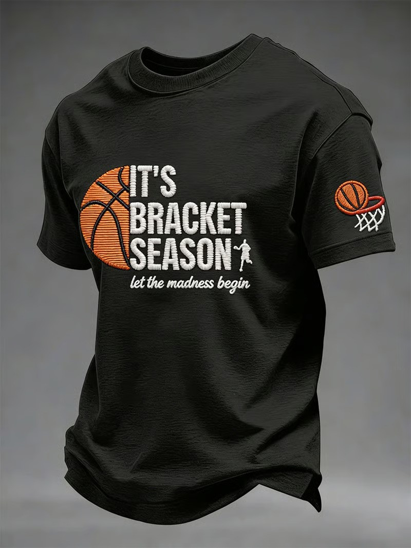 Its Bracket Season Let The Madness Begin T-Shirt March Madness 2026 Basketball Fan Gear Gift For NCAA Fans