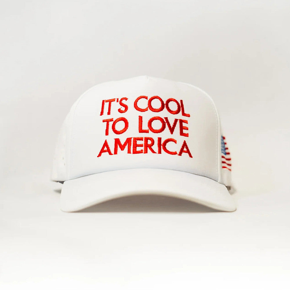 It's Cool To Love America Hat Gulf Of America Hat Father's Day Gifts For Grandpa