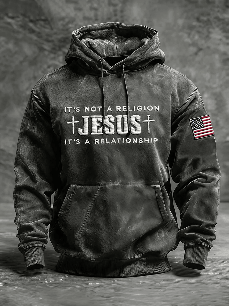 It's Not A Religion Jesus It's A Relationship Hoodie Christian Clothes Gift Ideas