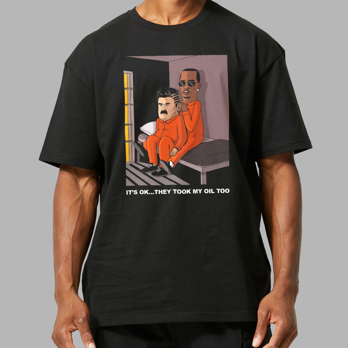It's OK They Took My Oil Too Diddy Maduro Shirt Funny T-Shirt Gift Ideas For Husband