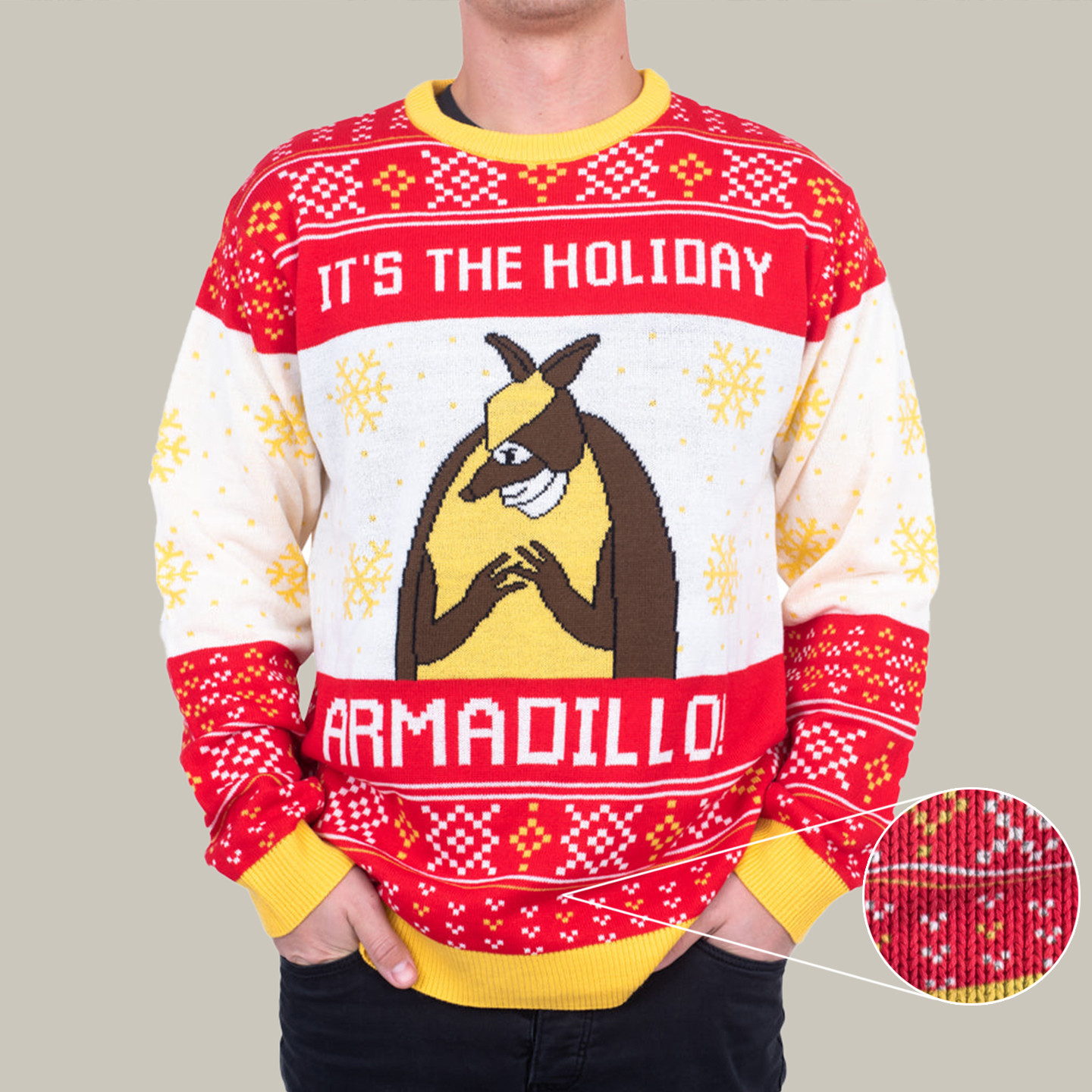 It'S The Holiday Armadillo Sweater Funny Family Christmas Sweaters Gifts For Dad