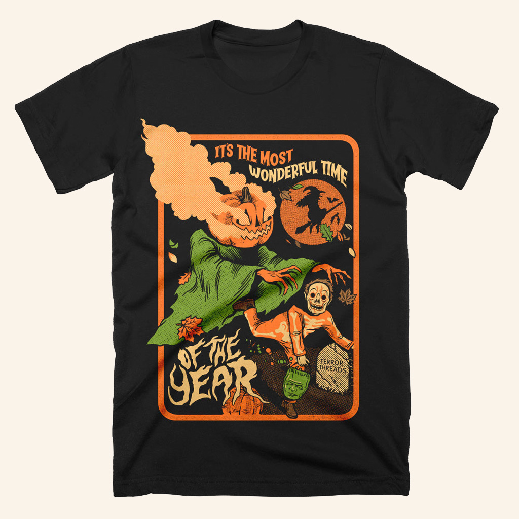It's The Most Wonderful Time Of The Year T-Shirt Halloween Merch Gifts For Sister