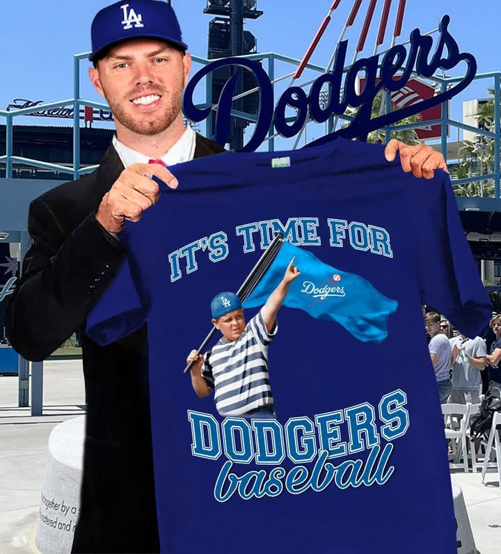 It's Time For LA Dodgers Baseball T-Shirt Best Gifts For Dodgers Lovers Fans For Him Her