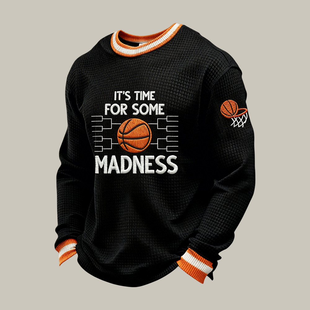 It's Time For Some Madness Basketball Long Sleeve Shirt Game Day Clothing Basketball Lover Gift