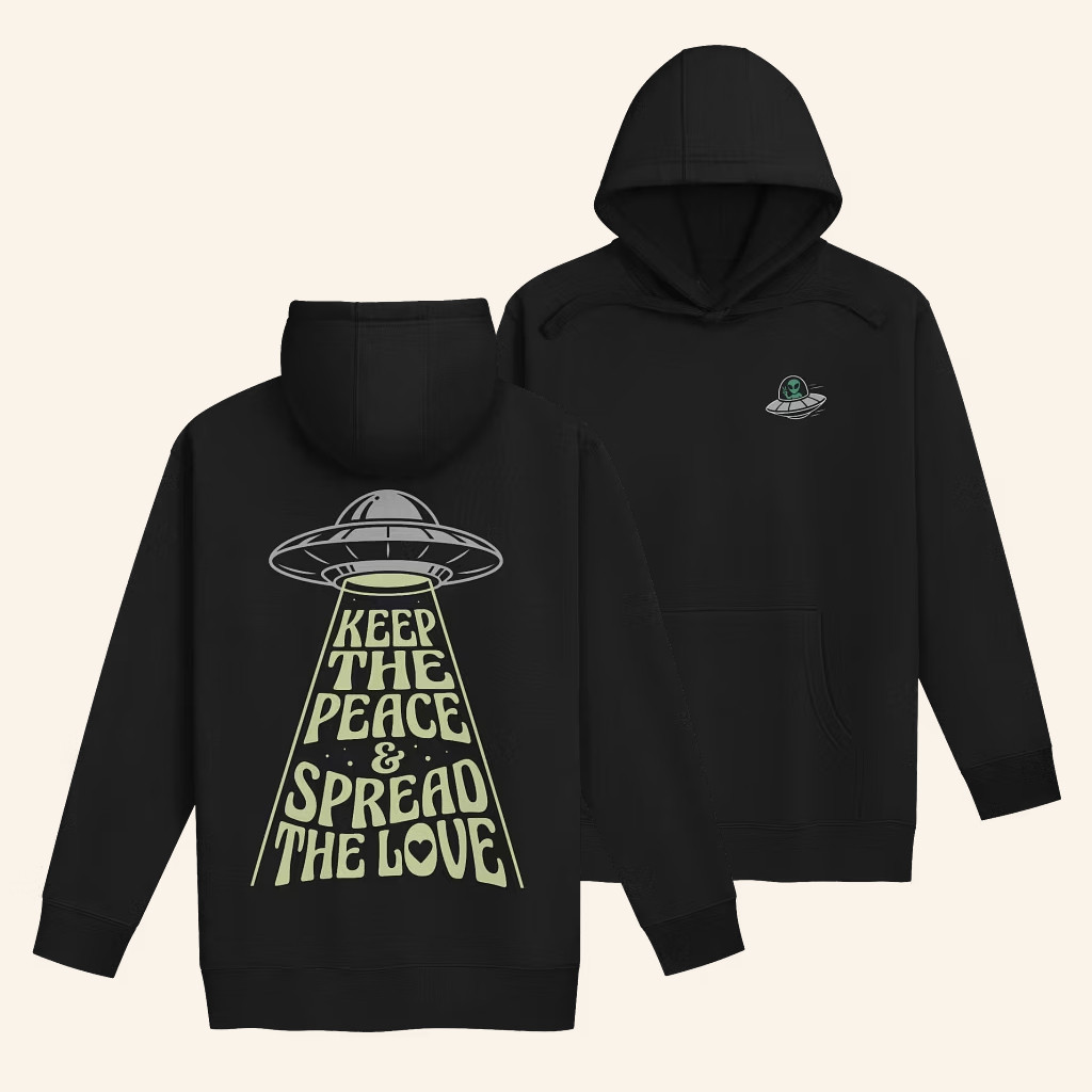 ItsMando007 Official Merch Keep The Peace And Spread The Love Hoodie Gifts For Wife
