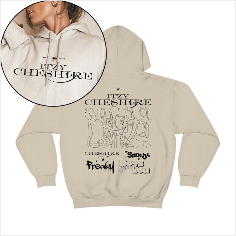 Itzy Cheshire Track List Album Hoodie Gift For Fan Midzy Gifts For Her Merch Apparel Itzy Cheshire Track List Album Hoodie Gift For Fan Midzy Gifts For Her Merch Apparel