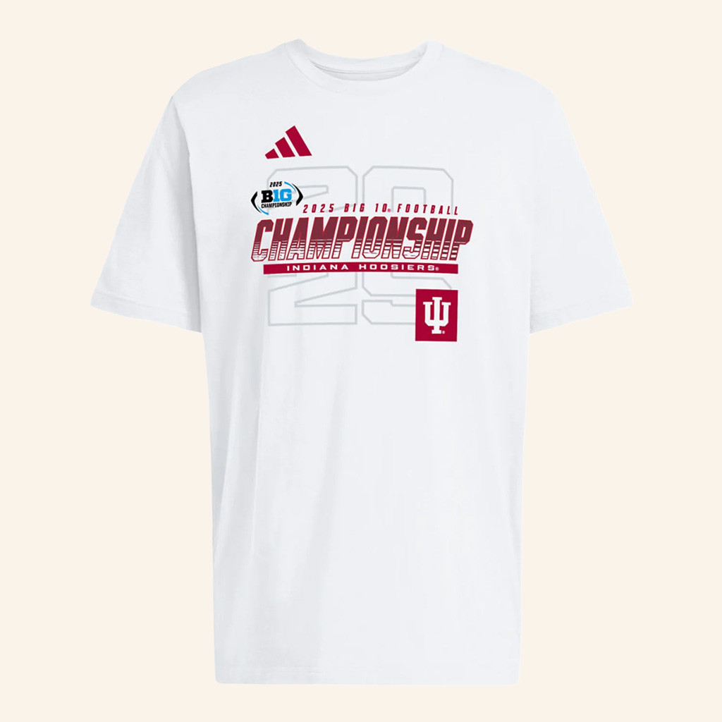 IU Big Ten Championship Shirt Indiana Football Merch Big 10 Championship Bound T-Shirt Him Gifts