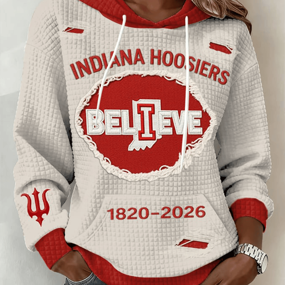 IU Football National Championship 1826 2026 Hoodie Football Clothing Game Day Gear