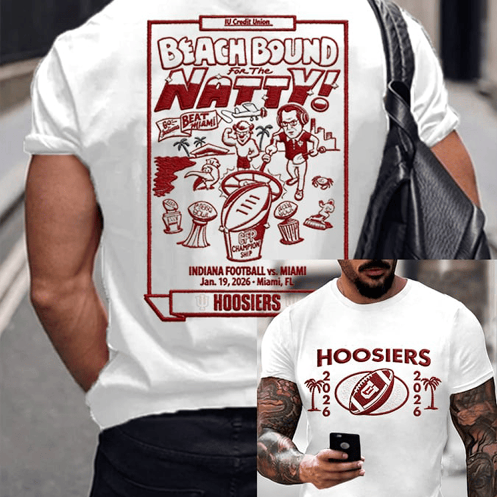 IU Football National Championship T-Shirt Game Day Football Clothes Gift For Brother