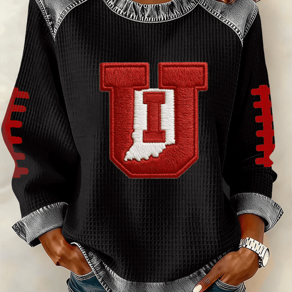 IU Indiana Hoosiers Football Sweatshirt Game Day Merchandise Football Fan Gifts