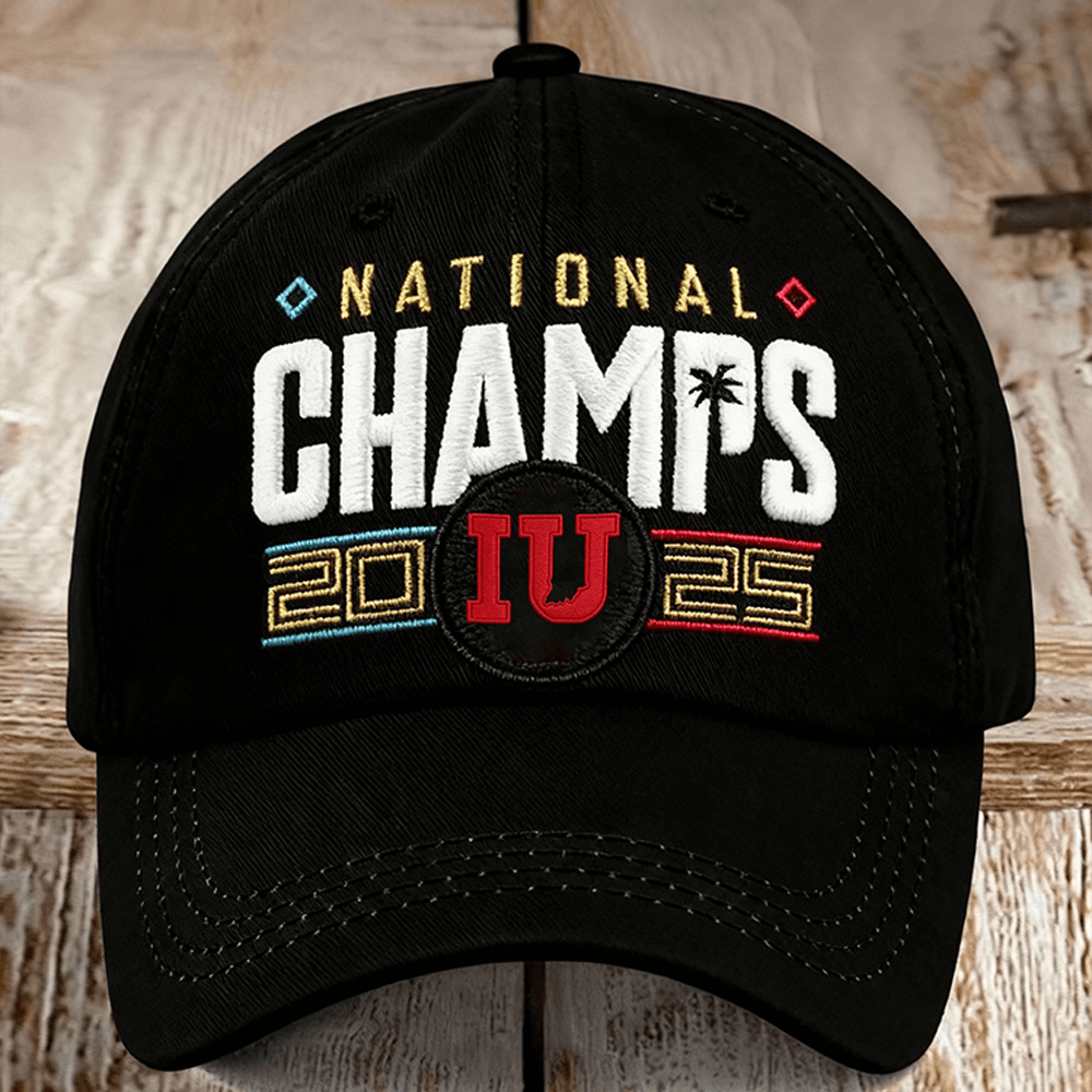 IU National Championship Hat Indiana 2026 National Championship Baseball Cap Fan Gear