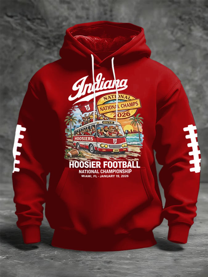 IU National Championship Merch Indiana National Champions Hoodie Indiana Pride IH Merch Red