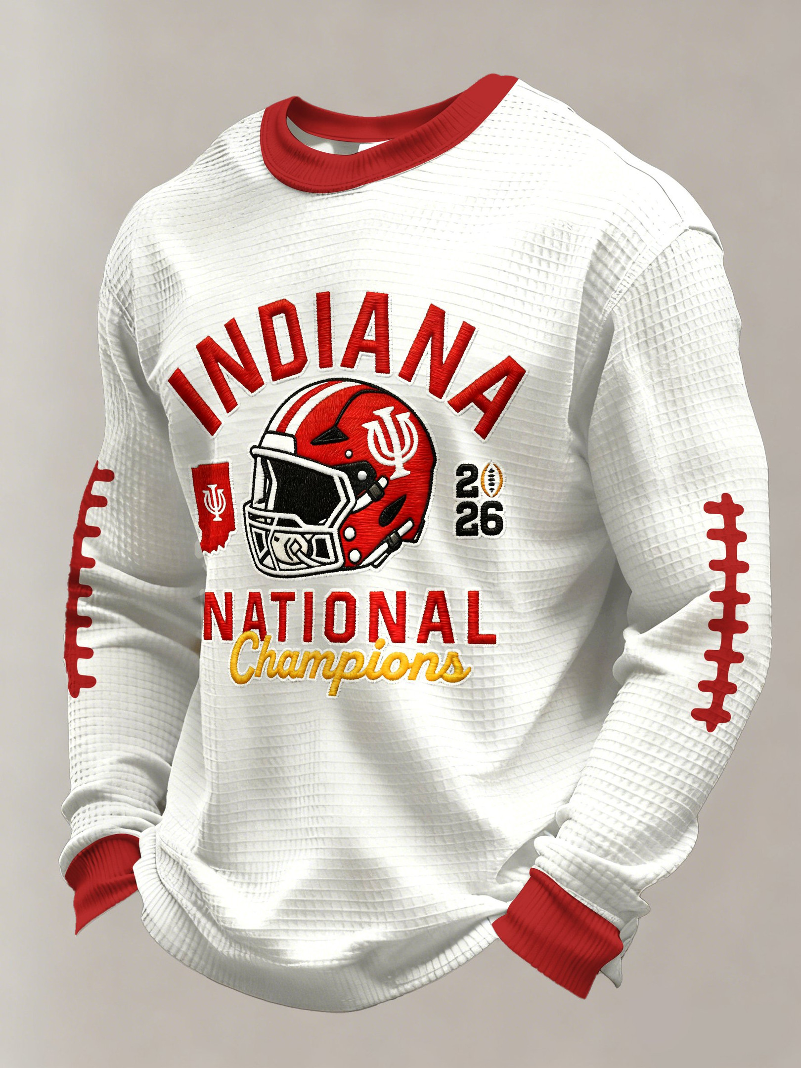 IU National Championship Merch Indiana National Champions Long Sleeve Shirt IH Football Merch IU National Championship Merch Indiana National Champions Long Sleeve Shirt IH Football Merch
