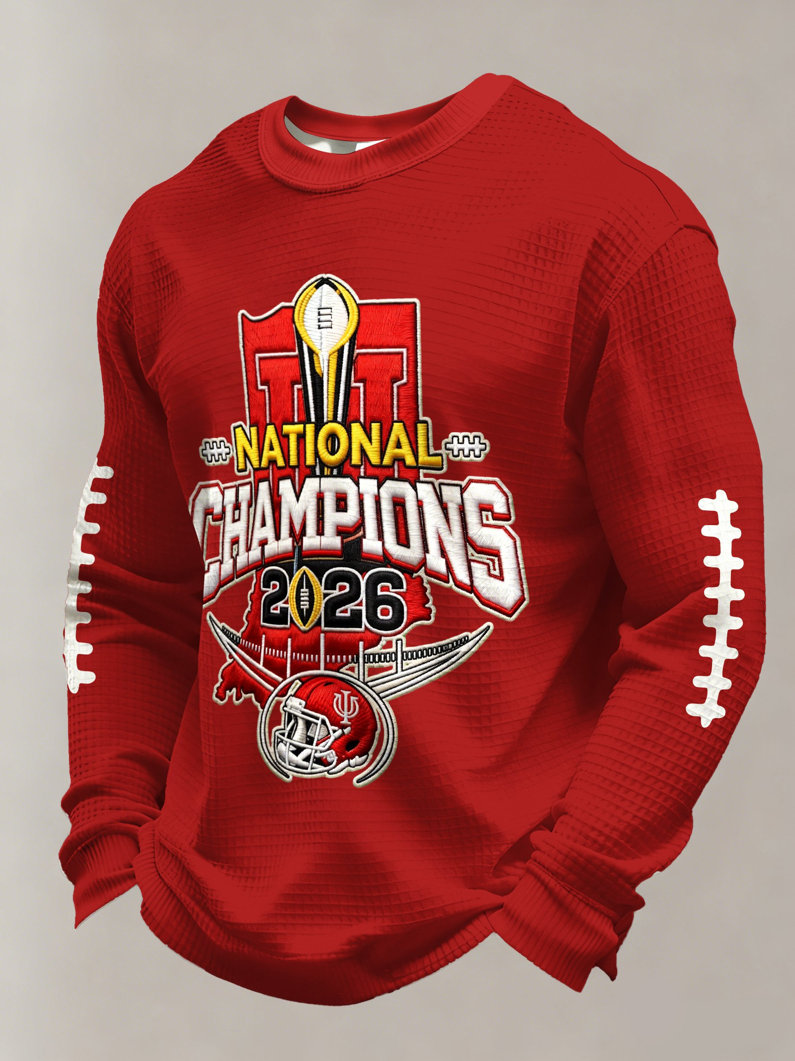 IU National Championship Merch Indiana National Champions Long Sleeve Shirt IH Strong Clothes Red