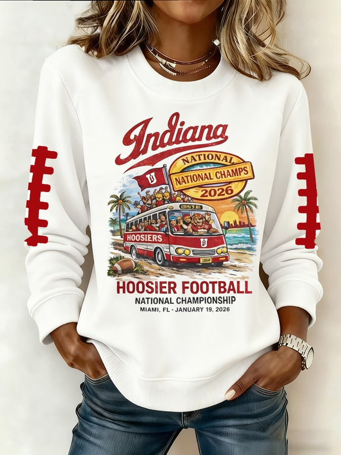 IU National Championship Merch Indiana National Champions Sweatshirt Indiana Football Apparel