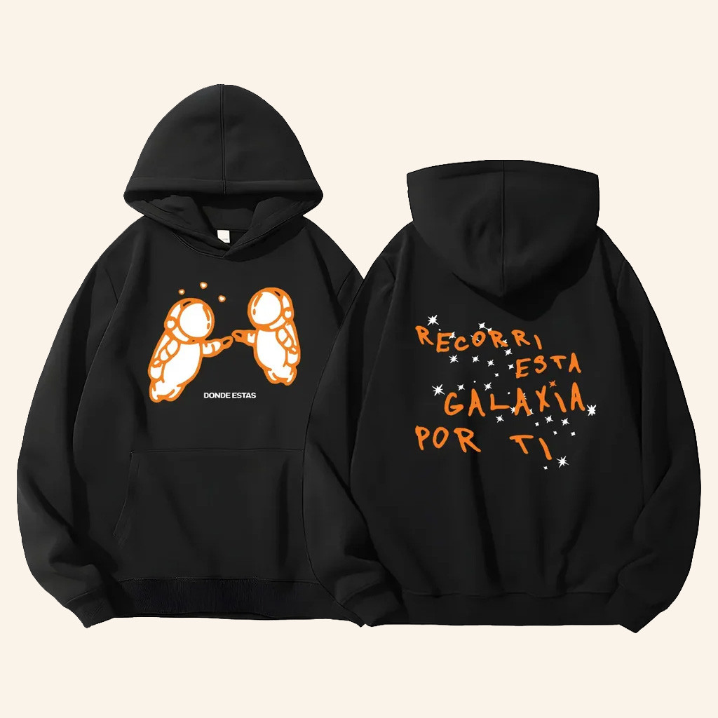 Ivan Cornejo Merch Donde Estas Black Hoodie Recorri Esta Galaxia Por Ti Hoodie Gifts For Fans