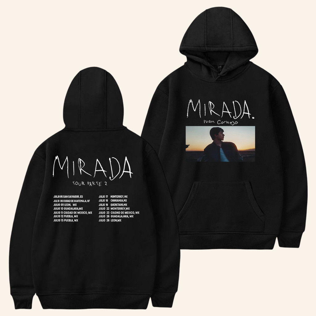 Ivan Cornejo Merch Ivan Cornejo Mirada Tour 2025 Hoodie Cool Gifts For Music Lovers