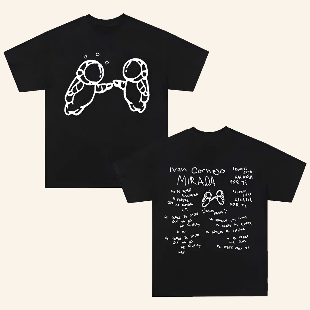 Ivan Cornejo Merch Ivan Cornejo Mirada Tour 2025 Letter T-Shirt Presents For Music Lovers