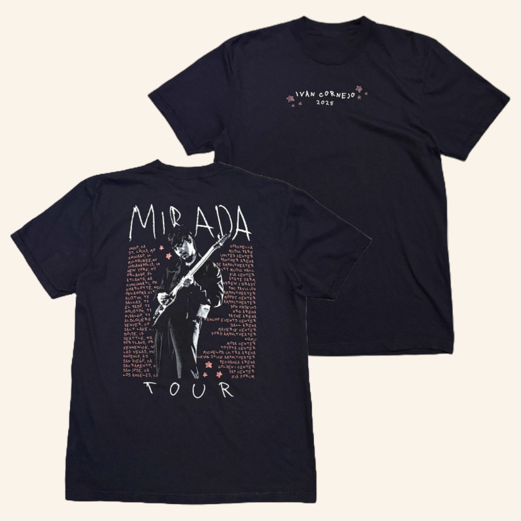 Ivan Cornejo Merch Ivan Cornejo Mirada Tour 2025 T-Shirt Gifts For Music Fans Ivan Cornejo Merch Ivan Cornejo Mirada Tour 2025 T-Shirt Gifts For Music Fans