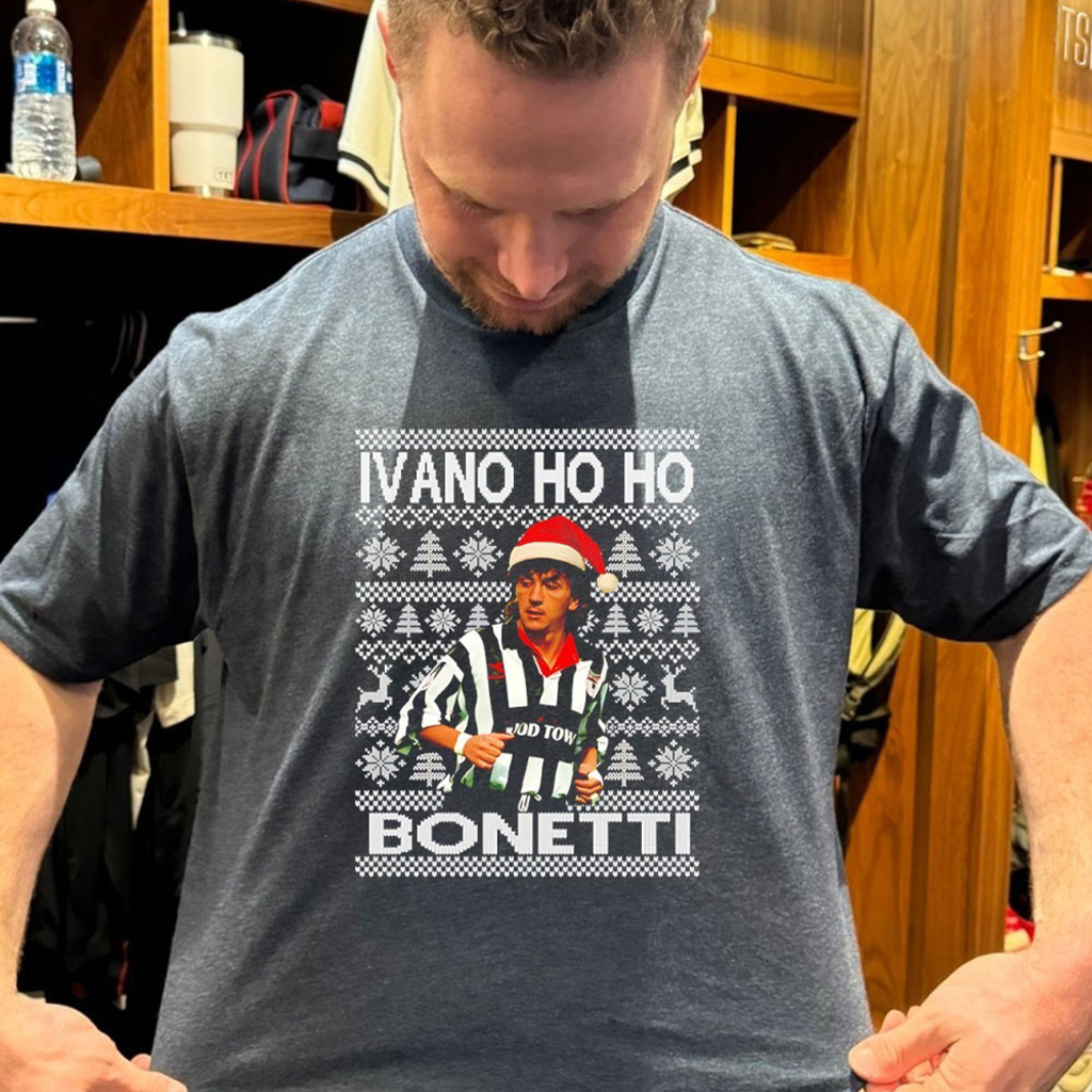 Ivano Ho Ho Bonetti Grimsby Town Christmas T Shirt