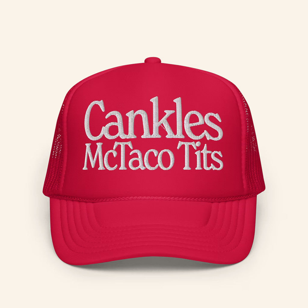 I've Had It Merch Cankles Red Trucker Hat Embroidered Gift Ideas For Dudes I've Had It Merch Cankles Red Trucker Hat Embroidered Gift Ideas For Dudes