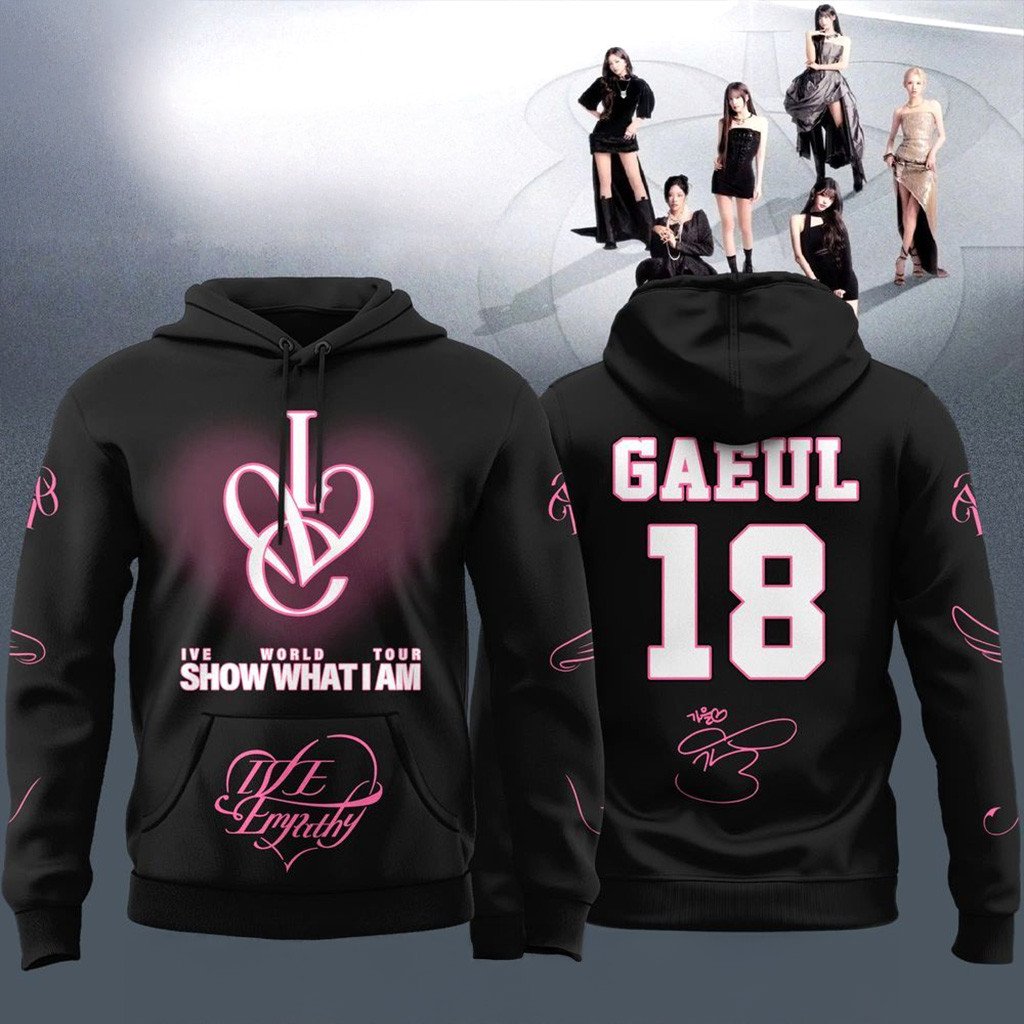 IVE World Tour Show What I Am Hoodie Gaeul 18 IVE Merch Best Gifts For Her