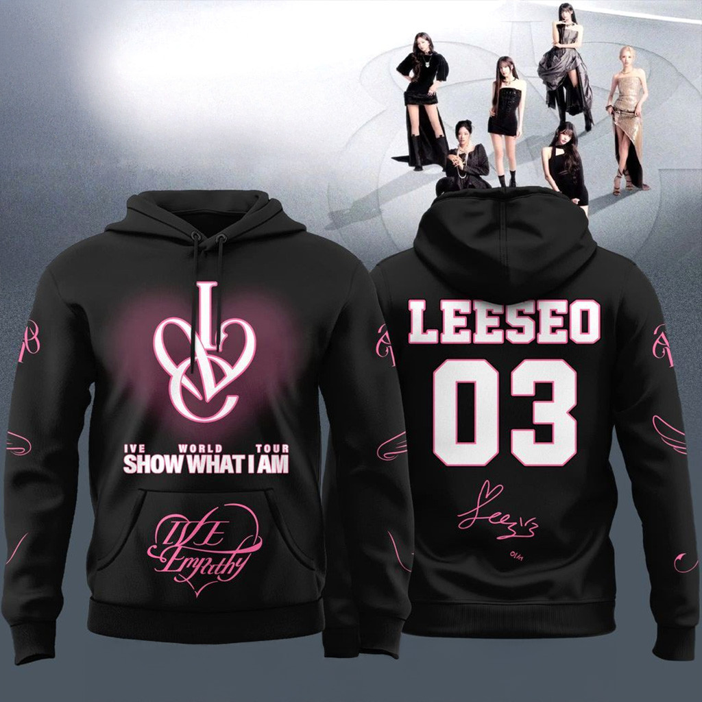 IVE World Tour Show What I Am Hoodie Leeseo 03 IVE Merch Gifts For Wife