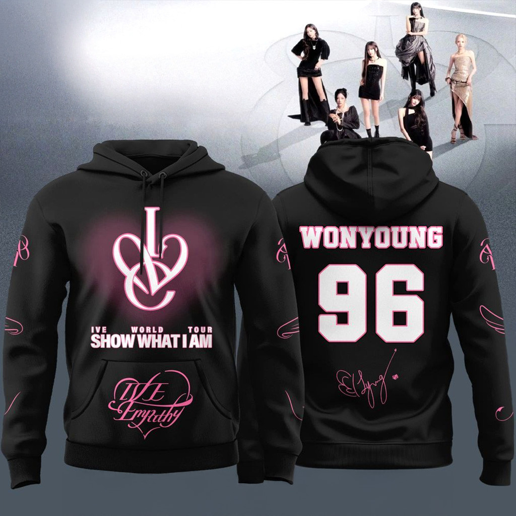 IVE World Tour Show What I Am Hoodie Wonyoung 96 IVE Merch Gifts For Daughter