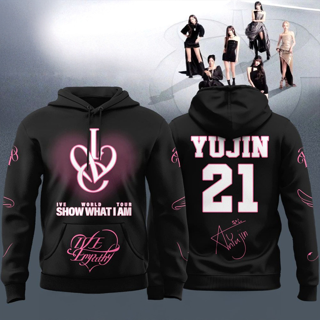 IVE World Tour Show What I Am Hoodie Yujin 21 IVE Merch Gifts For Sister