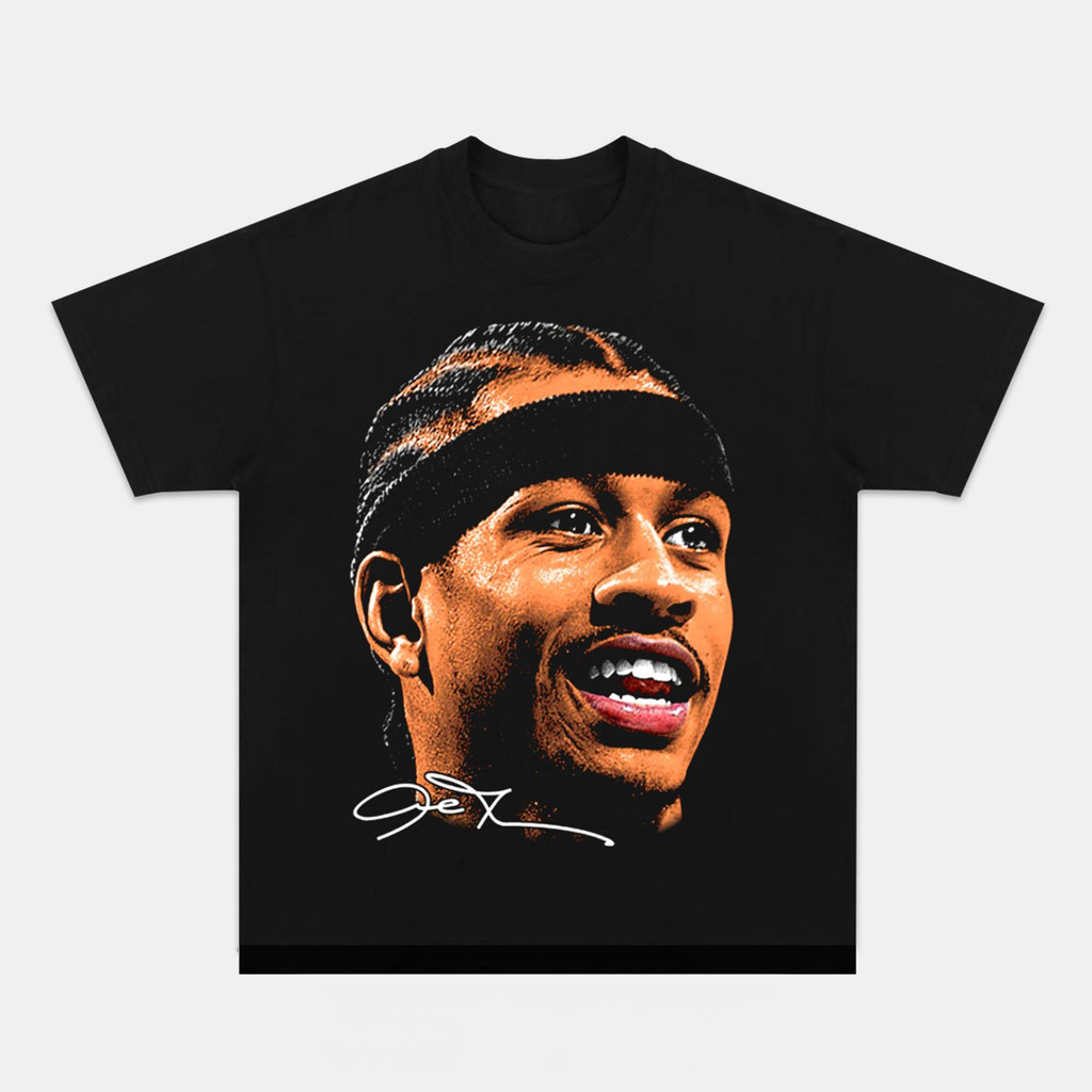 Iverson Big Face Graphic T-Shirt Gifts For The Basketball Enthusiast