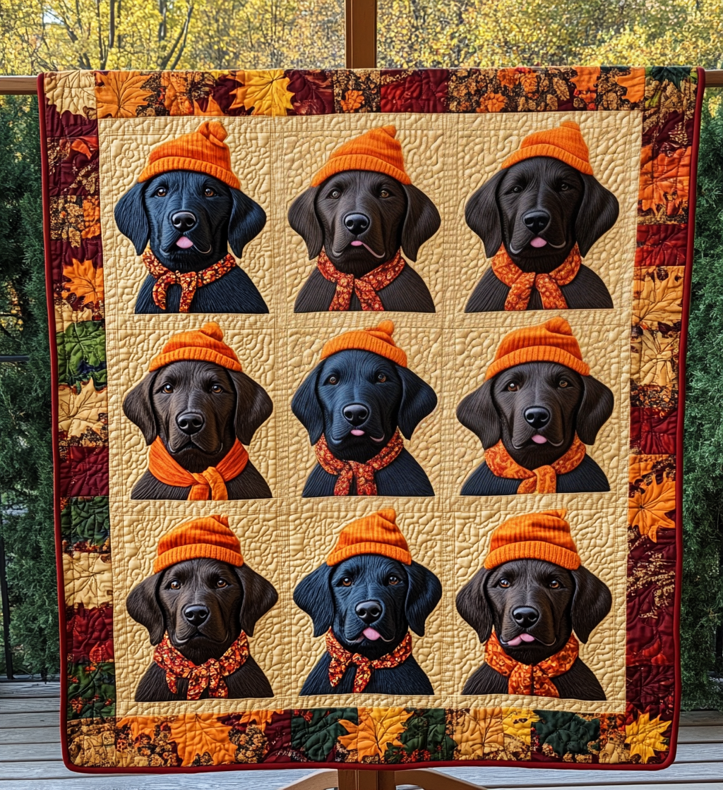 Ivory Retriever Quilted Blanket Gifts For Golden Retriever Lovers