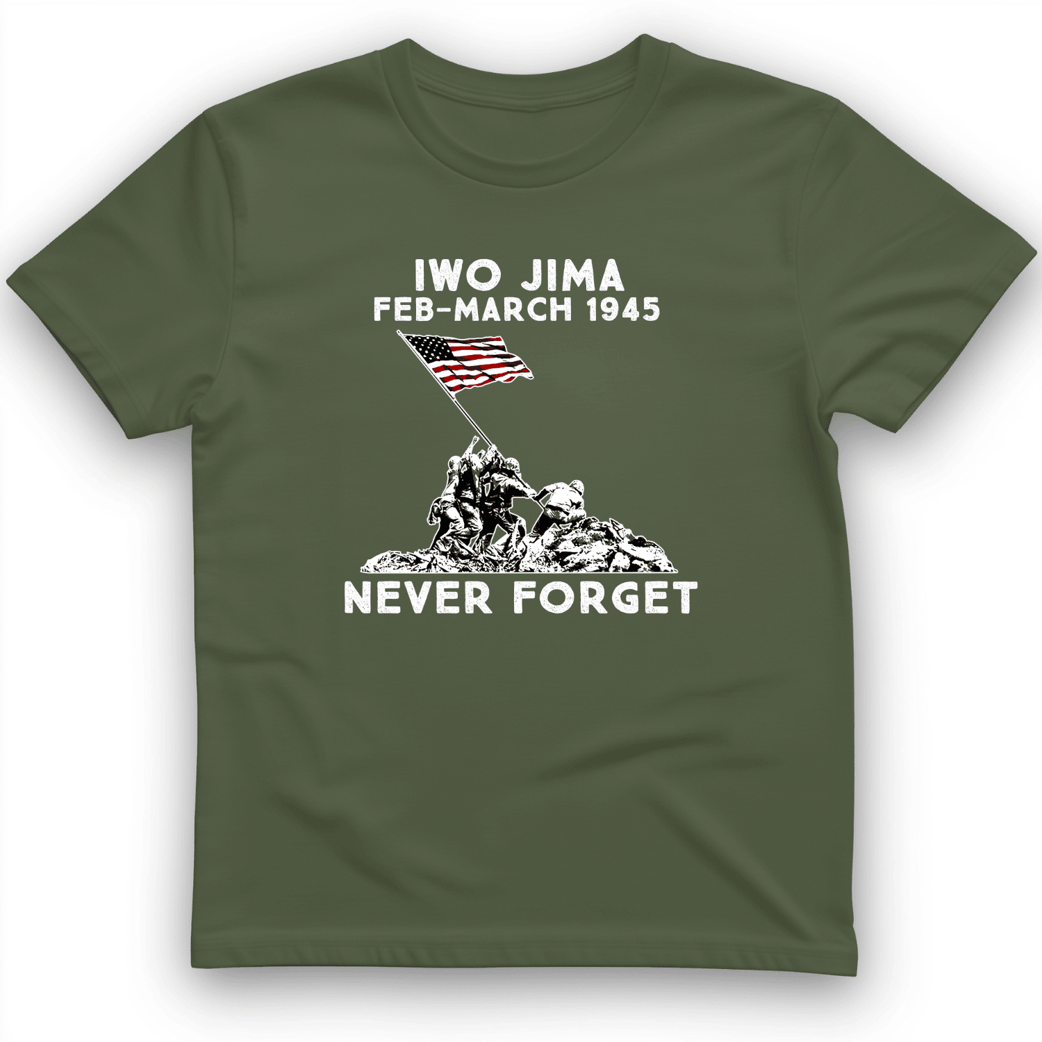 Iwo Jima Feb March 1945 Never Forget T-Shirt Trendy Clothes Gift Ideas For Brothers