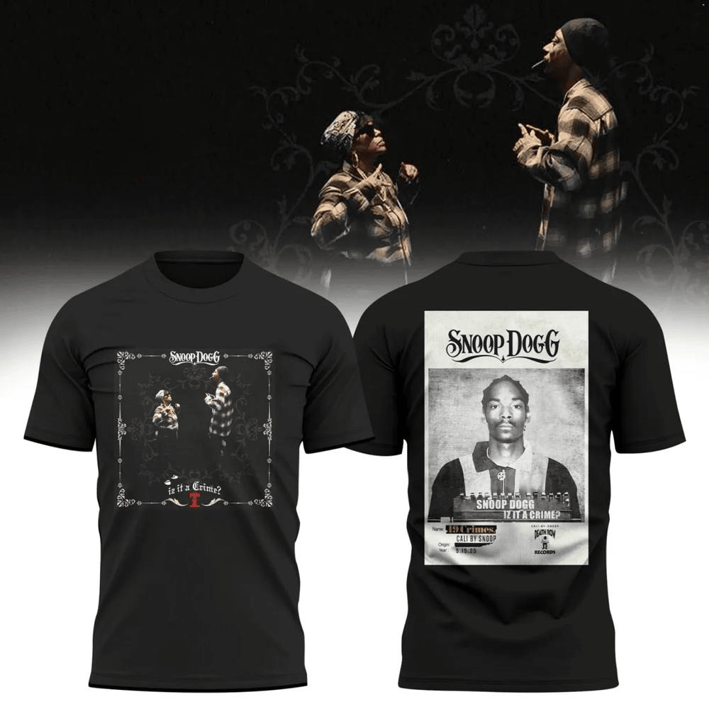 Iz It A Crime Snoop Dogg x Death Row Limited Edition Shirt Gifts For Fans