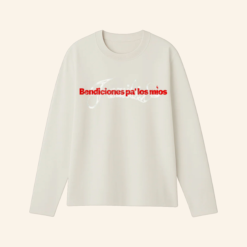 J Balvin Merch La Familia Hit Long Sleeve T-Shirt Best Christmas Gifts For Husband