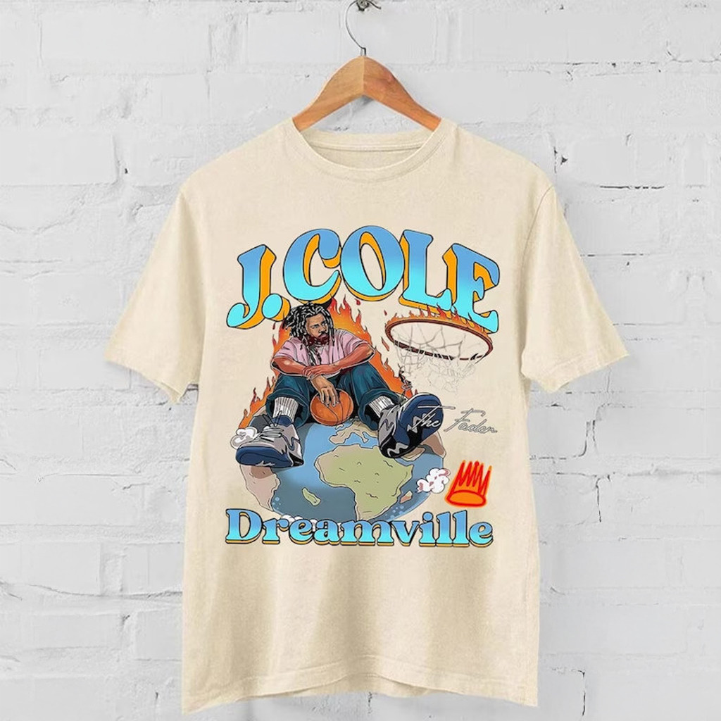 J Cole Basketball Dreamville T-Shirt J Cole Merch Gift For Rap Lovers J Cole Basketball Dreamville T-Shirt J Cole Merch Gift For Rap Lovers