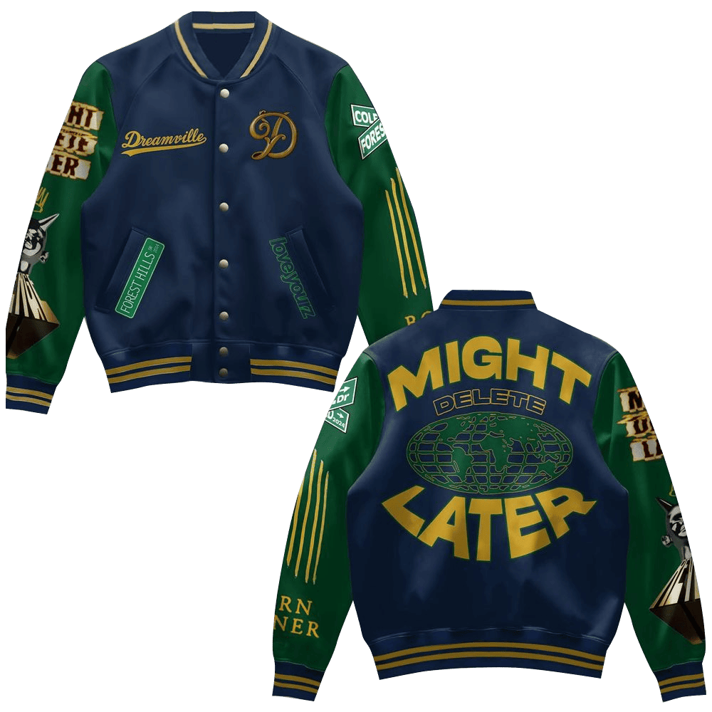 J Cole Dreamville Might Delete Later Varsity Jacket J Cole Merch Great Father's Day Presents