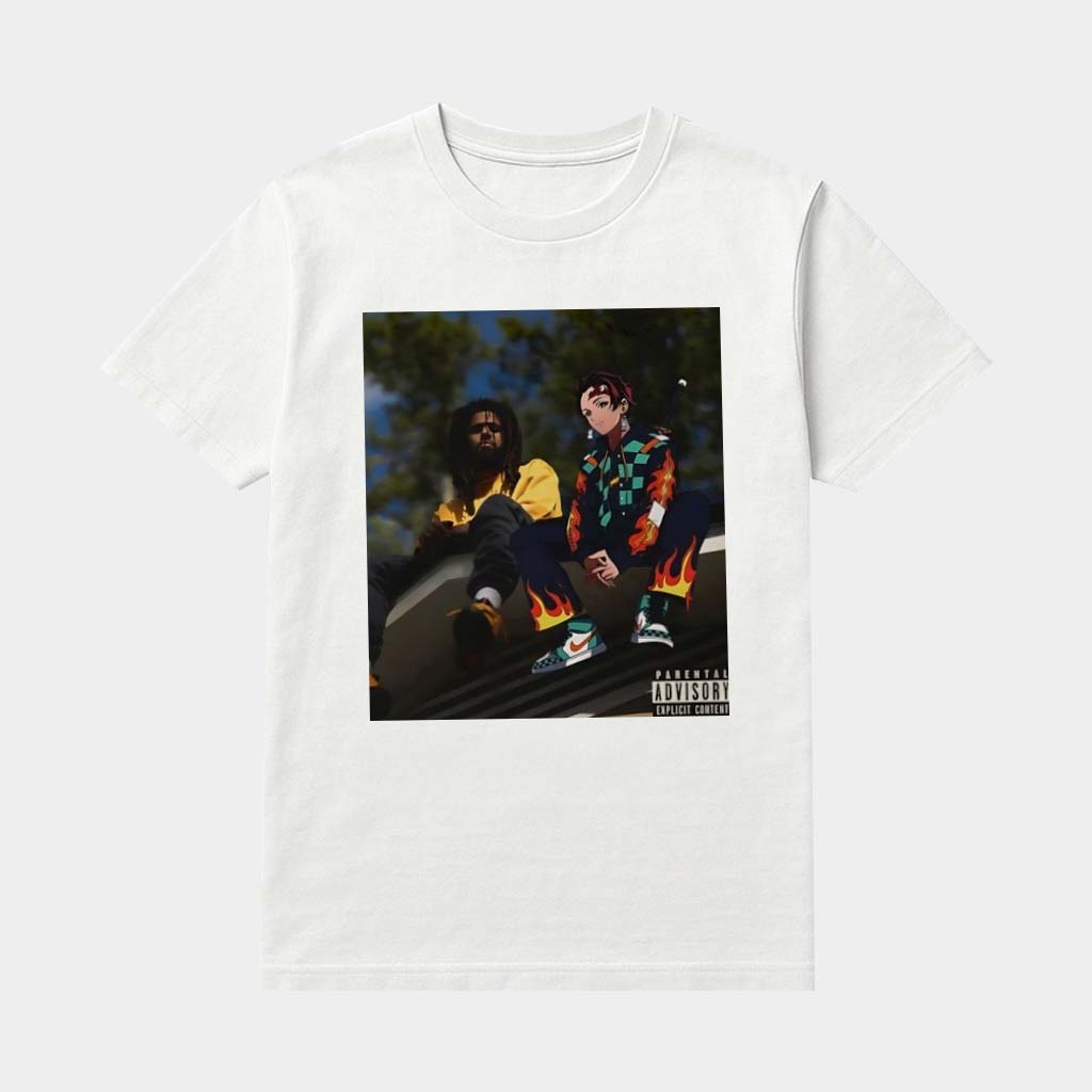J Cole X Tanjiro Kamado Forest Hills Shirt Fan Merch Gifts Ideas For Brothers