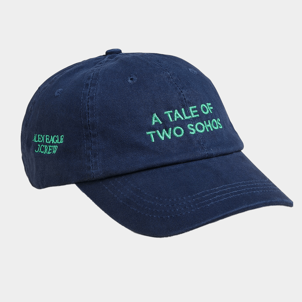 J Crew Merch Alex Eagle J Crew Embroidered Hat A Tale Of Two Sohos Hat Gifts For Him Her-1