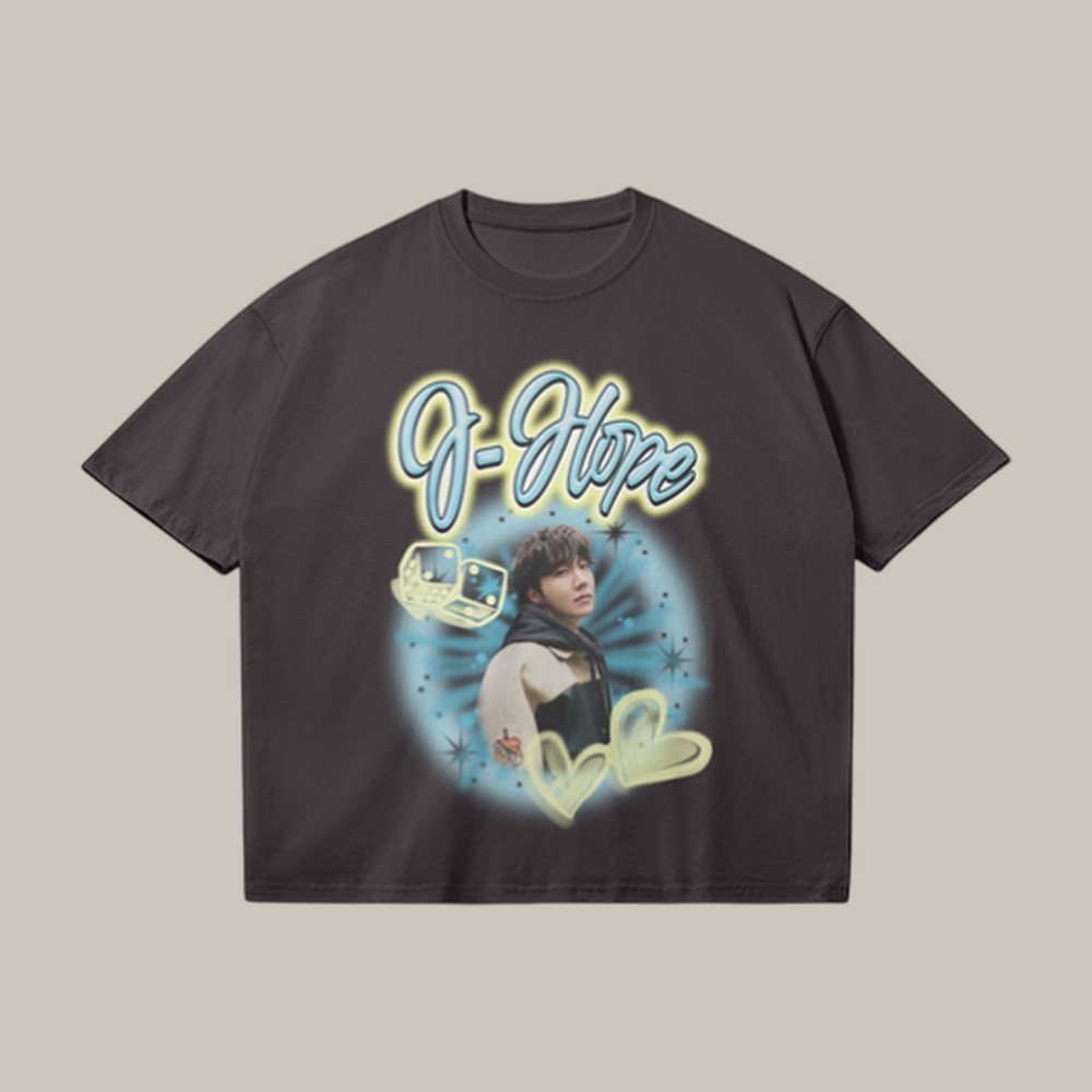J Hope Portrait Graphic T-Shirt BTS 2026 Comeback Merch Kpop Music Lover Gift