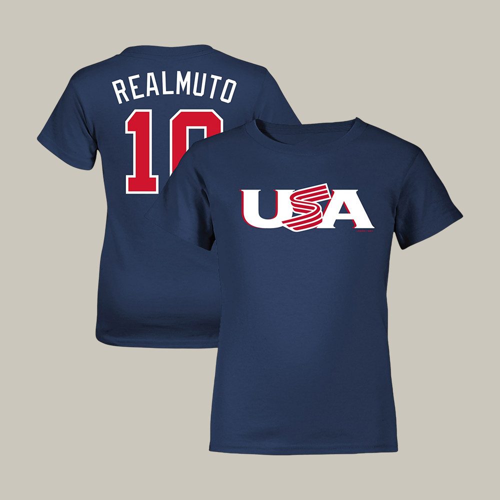 J.T. Realmuto USA World Baseball Classic 10 T-Shirt Game Day Shirt Best Fan Gift