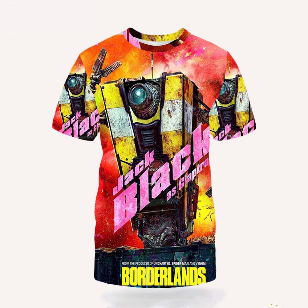 Jack Black as Claptrap in Borderlands Official Poster 3D Shirt Fans Gift Ideas