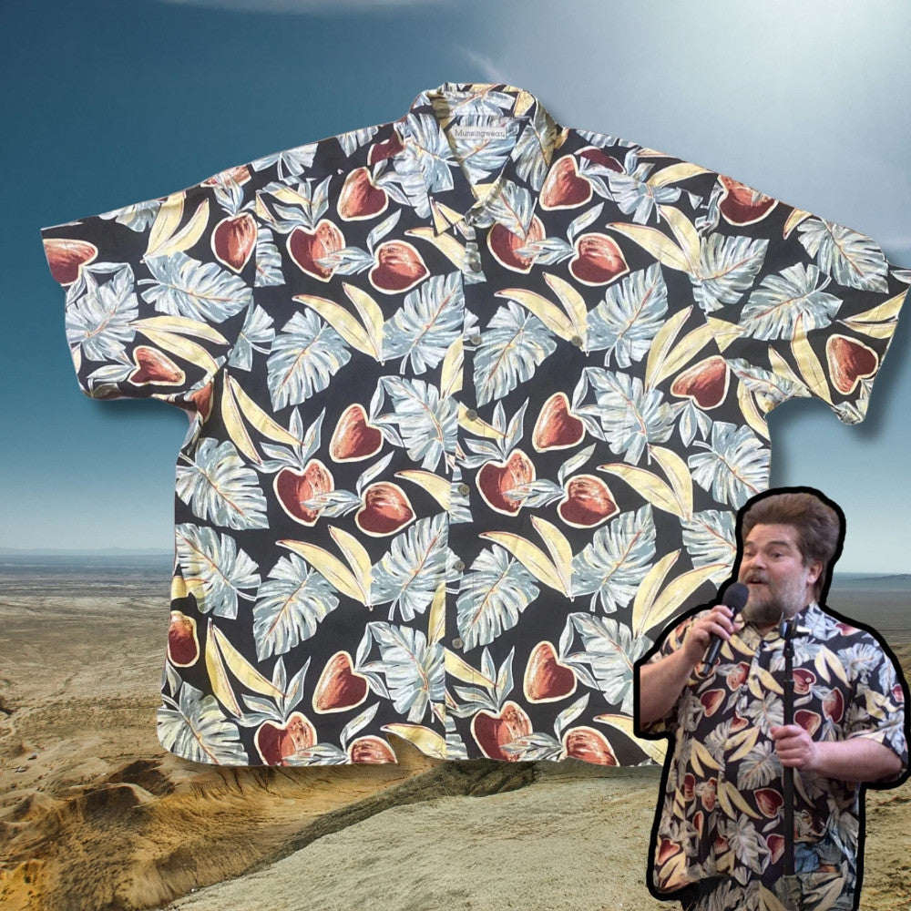 Jack Black Munsingwear Hawaiian Shirt With Fruit Pattern Father's Day Gifts For Son In Law