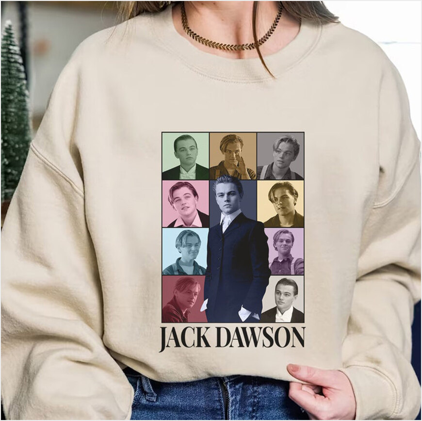 Jack Dawson Sweatshirt, Jack Dawson Titanic Sweatshirt Gifts For Besties Merch Clothing Jack Dawson Sweatshirt, Jack Dawson Titanic Sweatshirt Gifts For Besties Merch Clothing