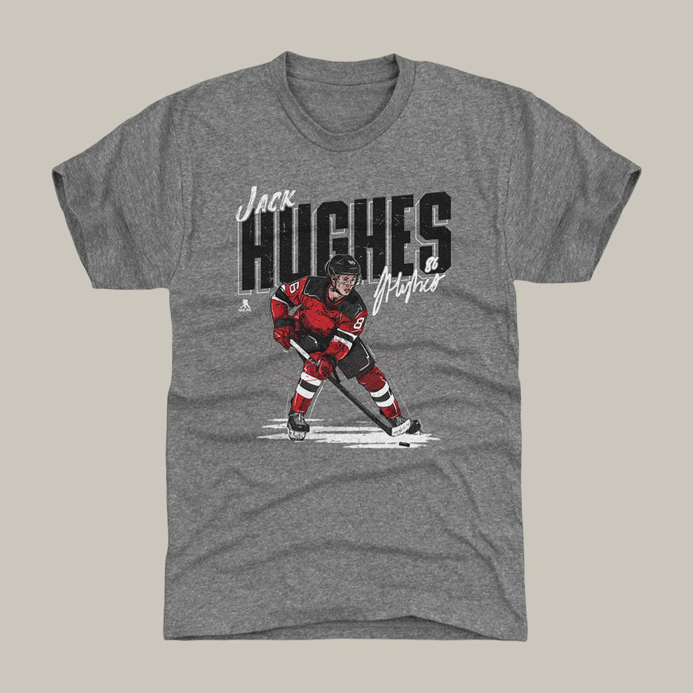 Jack Hughes Chisel T-Shirt USA Hockey Gold Medal Clothes Hockey Fan Present Idea