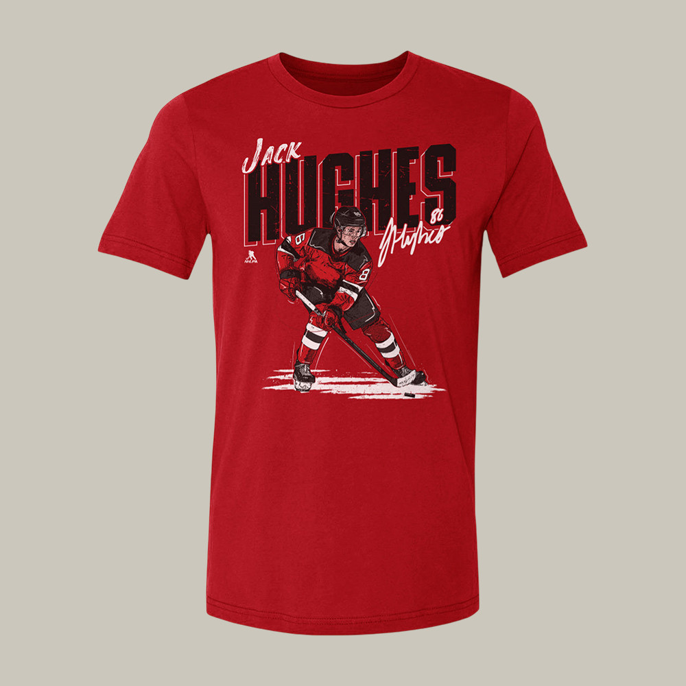 Jack Hughes Chisel T-Shirt USA Hockey Team Clothes Present For Boyfriend