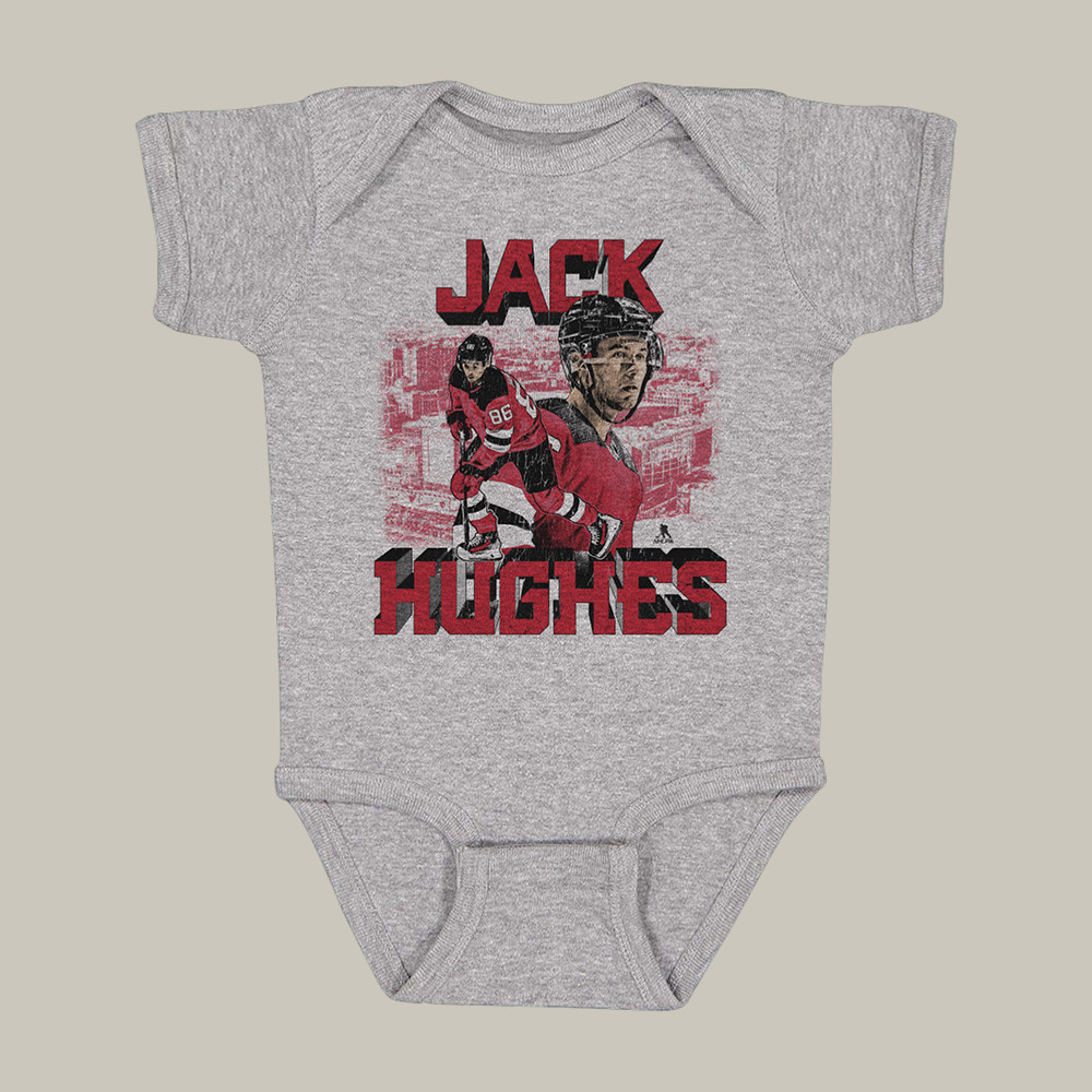 Jack Hughes New Jersey Block Onesie Team USA Hockey Shirt Cool Gift For Fans